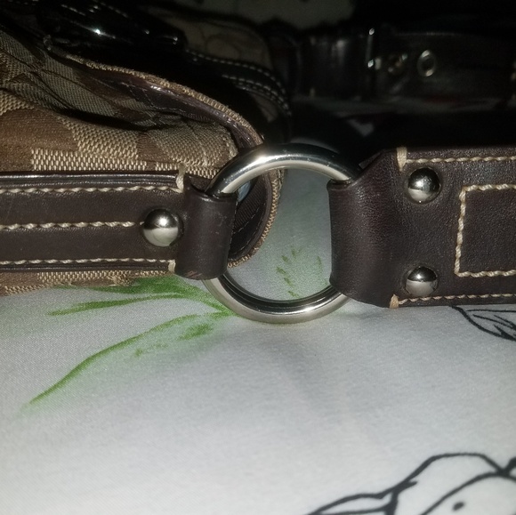 Authentic Coach mid-sized purse...And...Wristlet - Picture 2 of 8